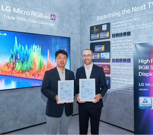 LG presenta el primer televisor Micro RGB evo