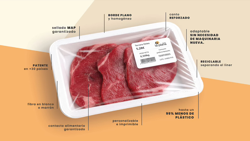 Grupo La Plana presenta su nueva generación de bandejas alimentarias de fibra