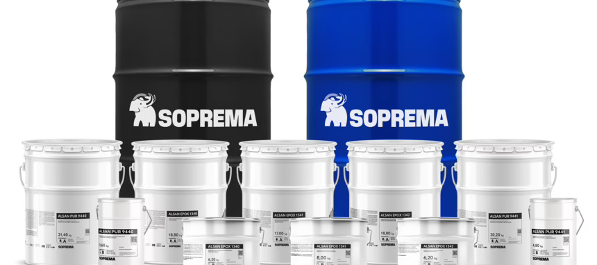 Soprema lanza su sistema completo de poliurea para impermeabilización líquida