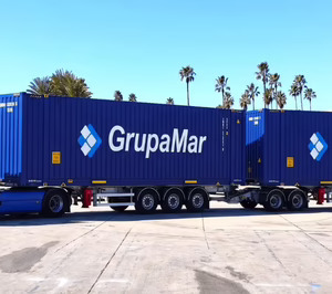Grupamar incorpora un duotráiler para optimizar el abastecimiento a Canarias desde el centro peninsular