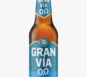 Cervezas Gran Vía redobla su oferta de opciones 0,0% con una lager con fermentación natural