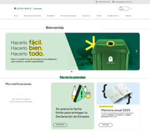 Ecovidrio estrena su nueva web de Empresas