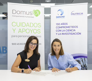 Danone y DomusVi se alían para impulsar el papel de la nutrición en el cuidado de las personas mayores