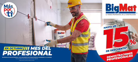 BigMat presenta una nueva edición del Mes del Profesional, que contará con 148 proveedores