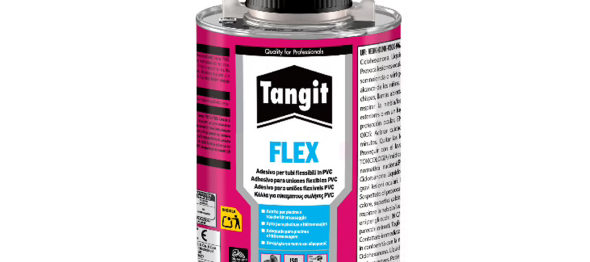 Tangit presenta un nuevo adhesivo para tuberías flexibles de PVC