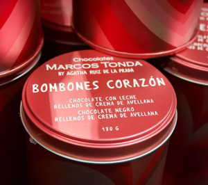 Chocolates Marcos Tonda lanza bombones en una lata coleccionable con diseño de Ágatha Ruiz de la Prada