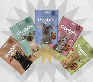 Gosbi diversifica su catálogo entrando en pet care y en snacks para gatos