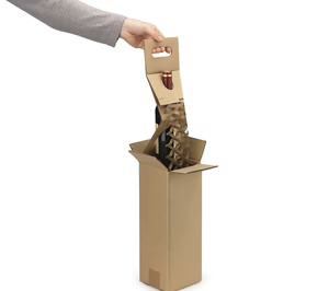 Rajapack facilita el envío de vino online con una caja 100% de cartón