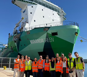 Grupo JSV recibe su nuevo buque 'Miranda Green' en su hub de Alicante