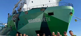 Grupo JSV recibe su nuevo buque Miranda Green en su hub de Alicante