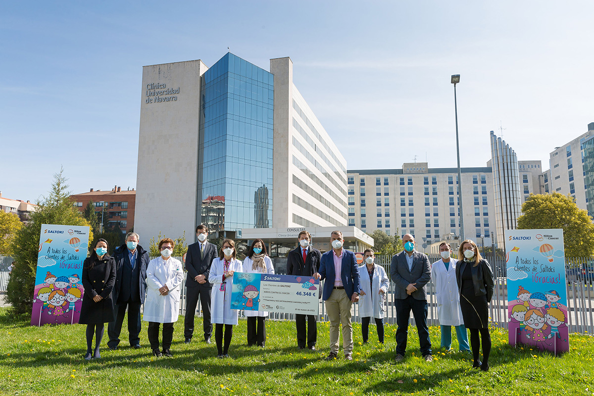 Los clientes de Saltoki donan 46.348 euros de sus premios de Lotería de Navidad a Niños contra el Cáncer