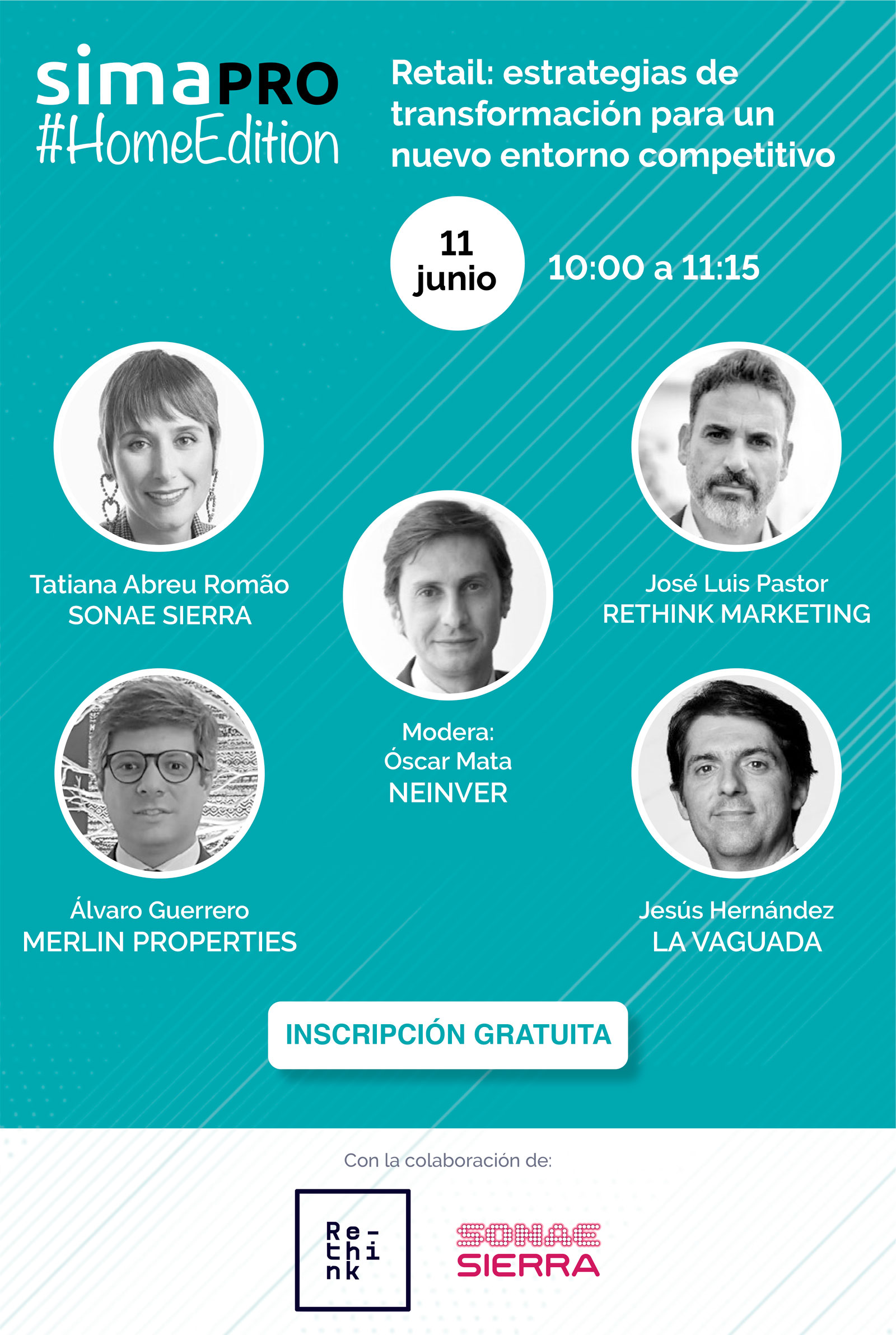 SIMAPRO Home Edition programa un nuevo encuentro digital el jueves 11 de junio a las 10h Retail: estrategias de transformación para un nuevo entorno competitivo