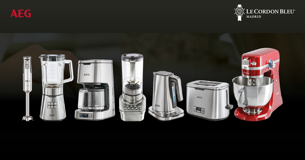 AEG y Le Cordon Bleu Madrid llevan la profesionalidad gastronómica al hogar  