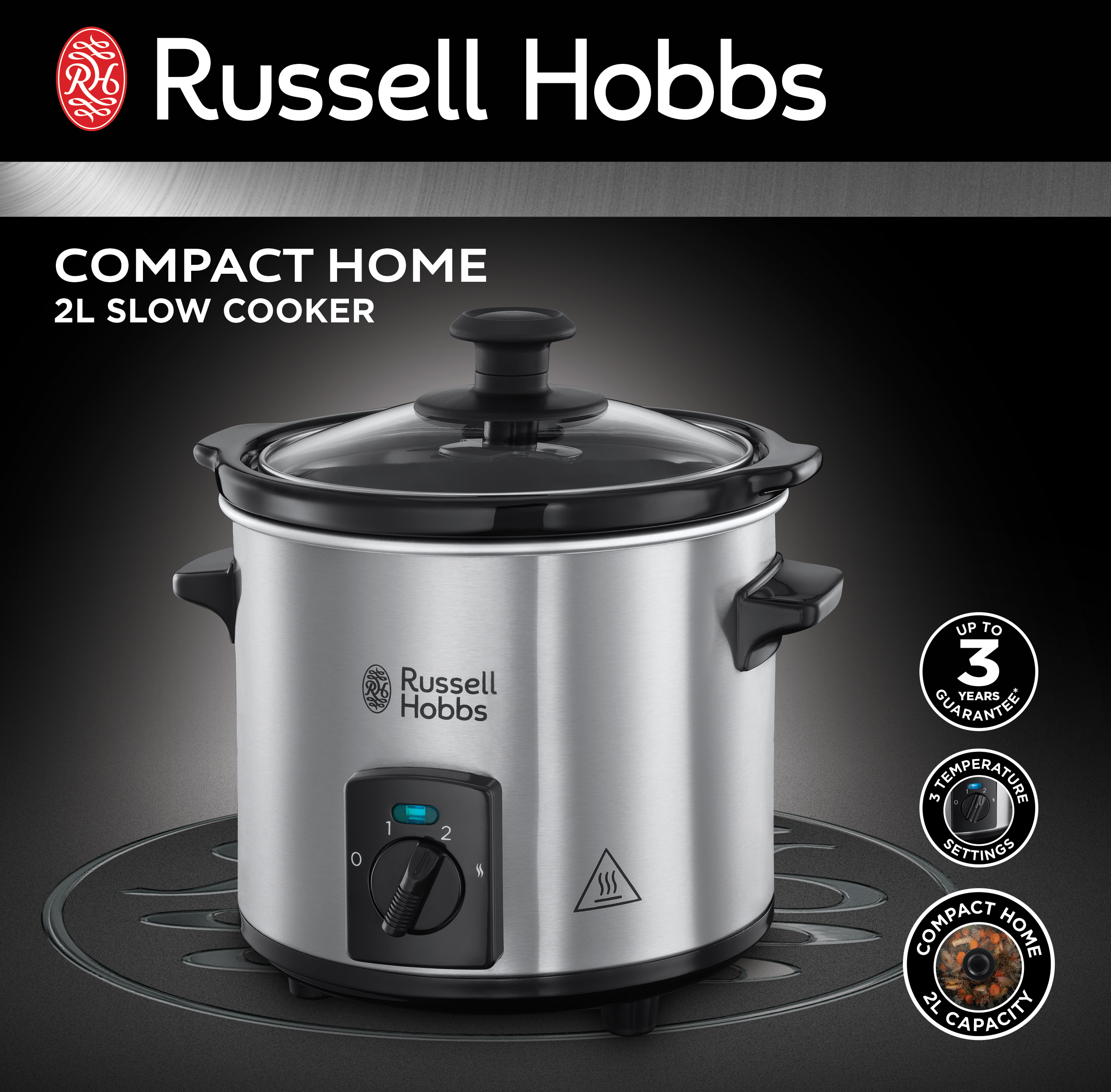 Russell Hobbs presenta su olla de cocción lenta Compact Home