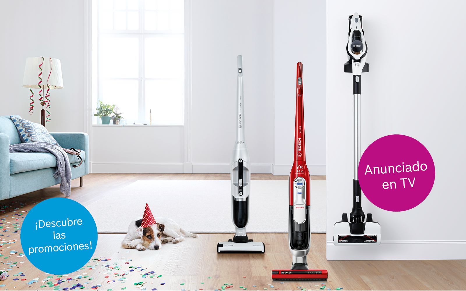 Sin cables, sin límites. La nueva campaña de aspiración vertical Bosch. -  Noticias de Electro en Alimarket, información económica sectorial