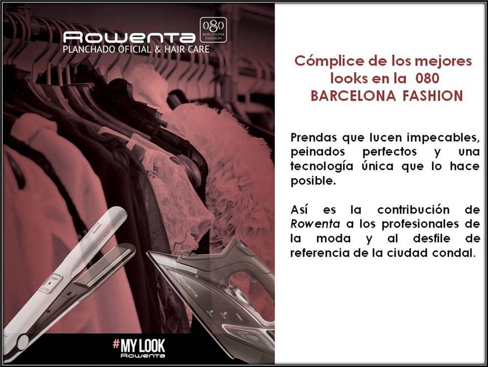 Rowenta participa en la 080 Barcelona Fashion