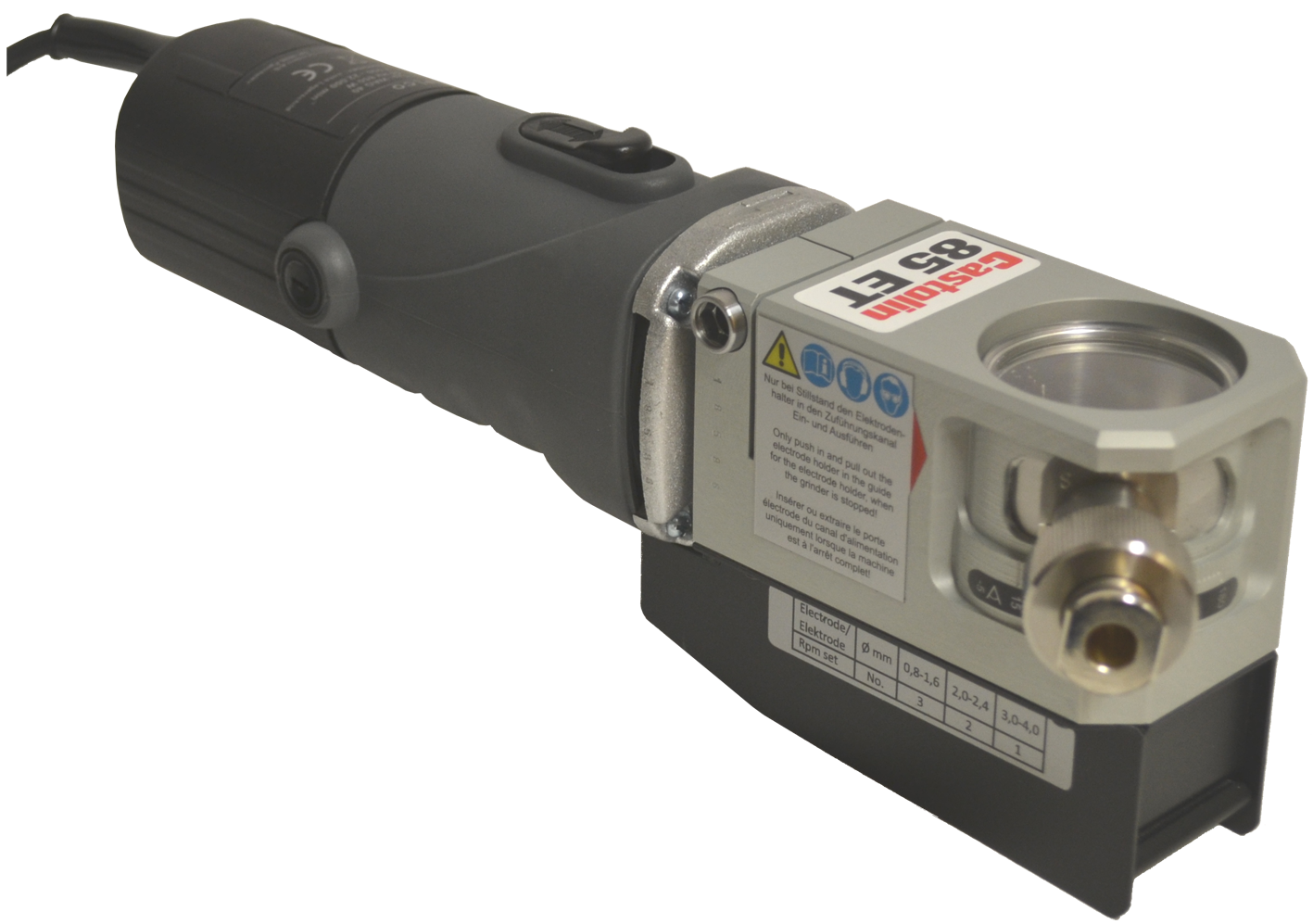 Afiladora ecológica de electrodos de tungsteno Castolin 85 ET