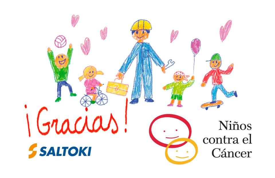 Los clientes de Saltoki donan 38.042 euros a Niños contra el Cáncer