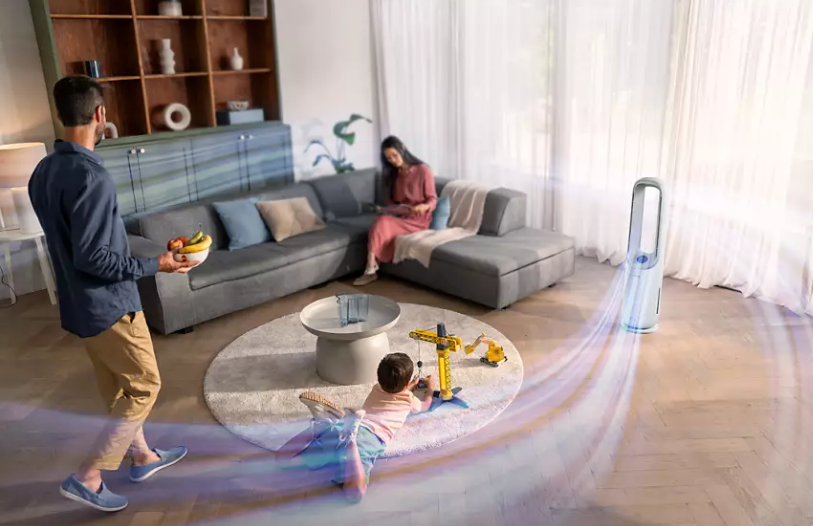 El purificador de aire 7000 Series de Philips limpia el aire a fondo