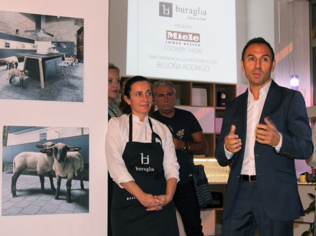 Begoña Rodrigo cocina en el Miele Cookery Show