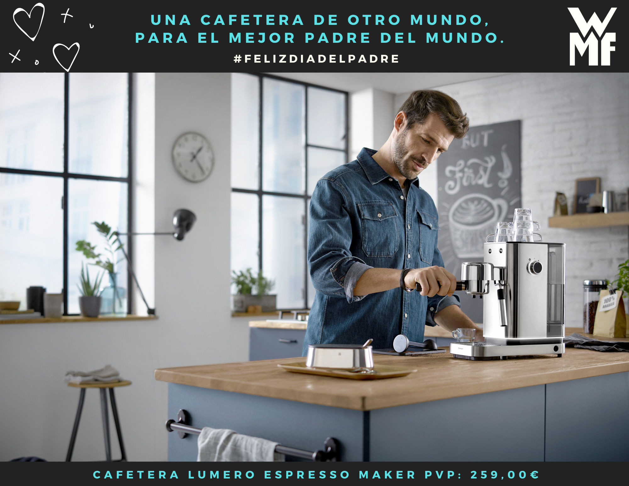 WMF propone su cafetera Lumero para el Día Del Padre - Noticias de Electro  en Alimarket, información económica sectorial