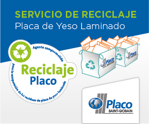 Saint-Gobain Placo crea un servicio pionero para reciclar las placas de yeso laminado
