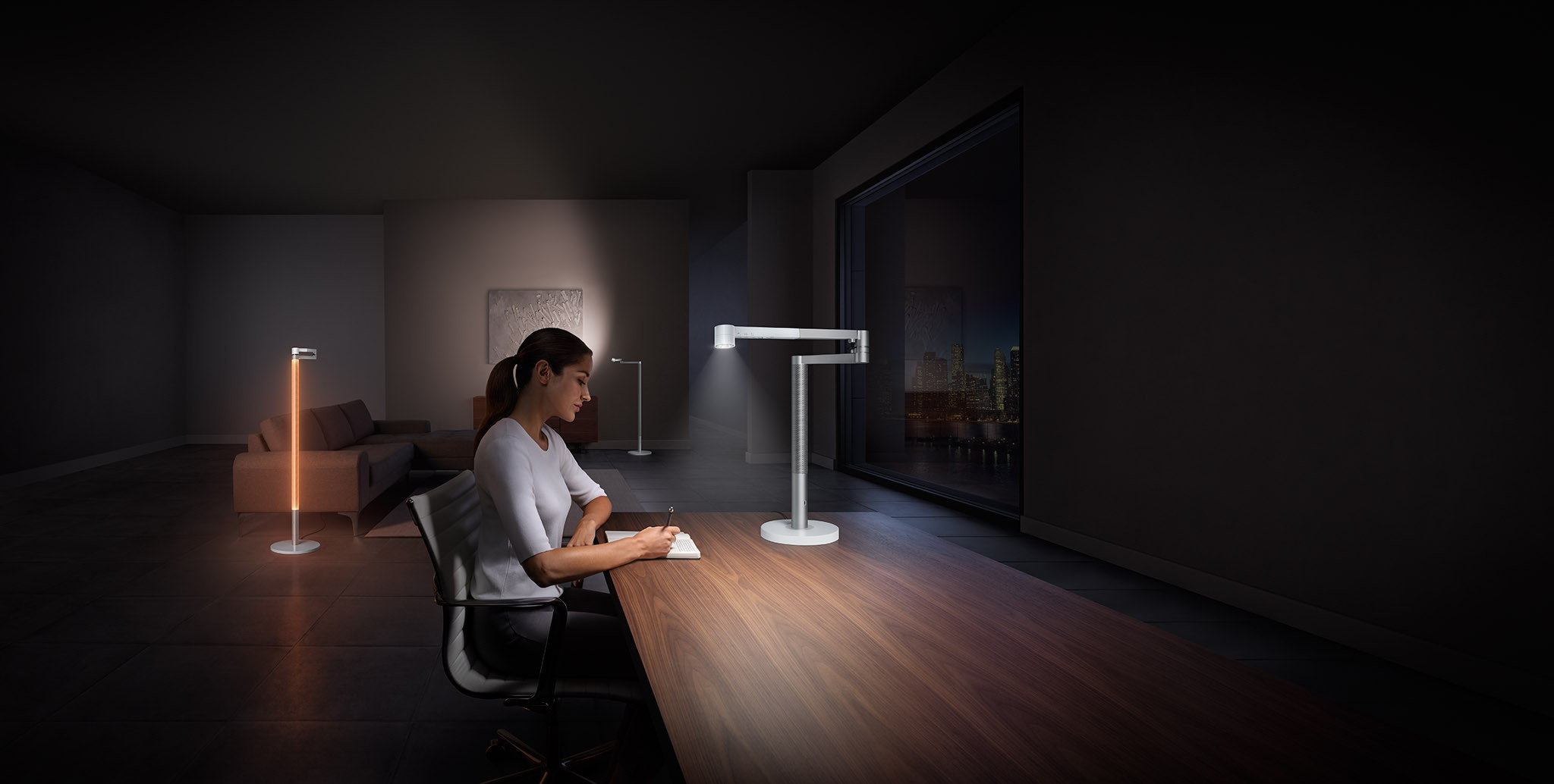 La lámpara Dyson Solarcycle Morph se inspira en la luz natural